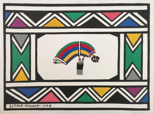 Esther Mahlangu Ndebele Woman, 2008