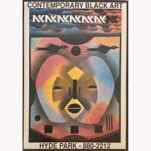 Contemporary Black Art 59 x 42 cm