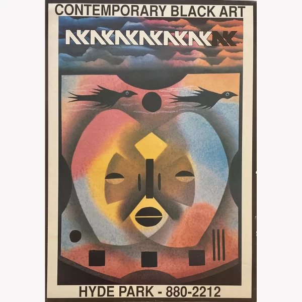 Contemporary Black Art 59 x 42 cm