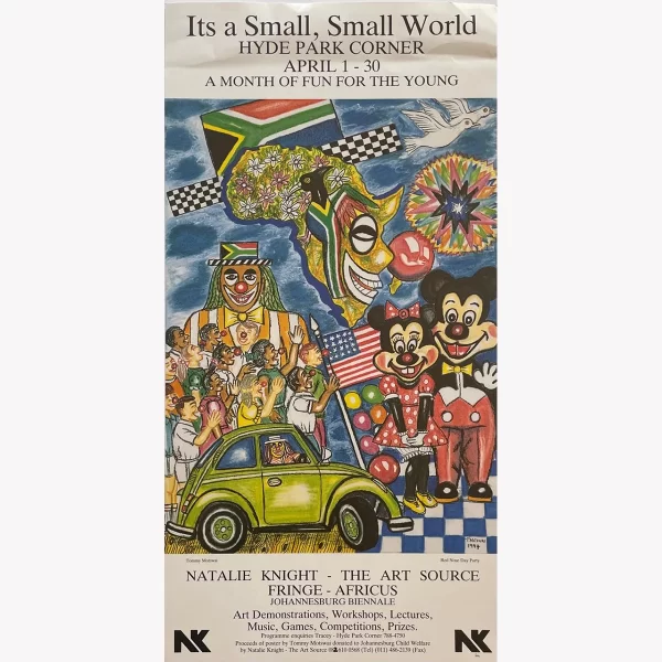 its a small, small world 63 x 32 cm