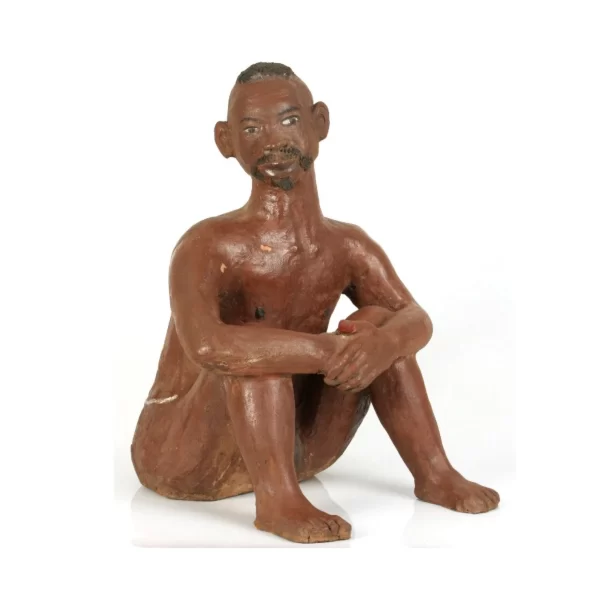 Contemporary South African Artist. Artist : Noria Mabasa Tittle: The judge